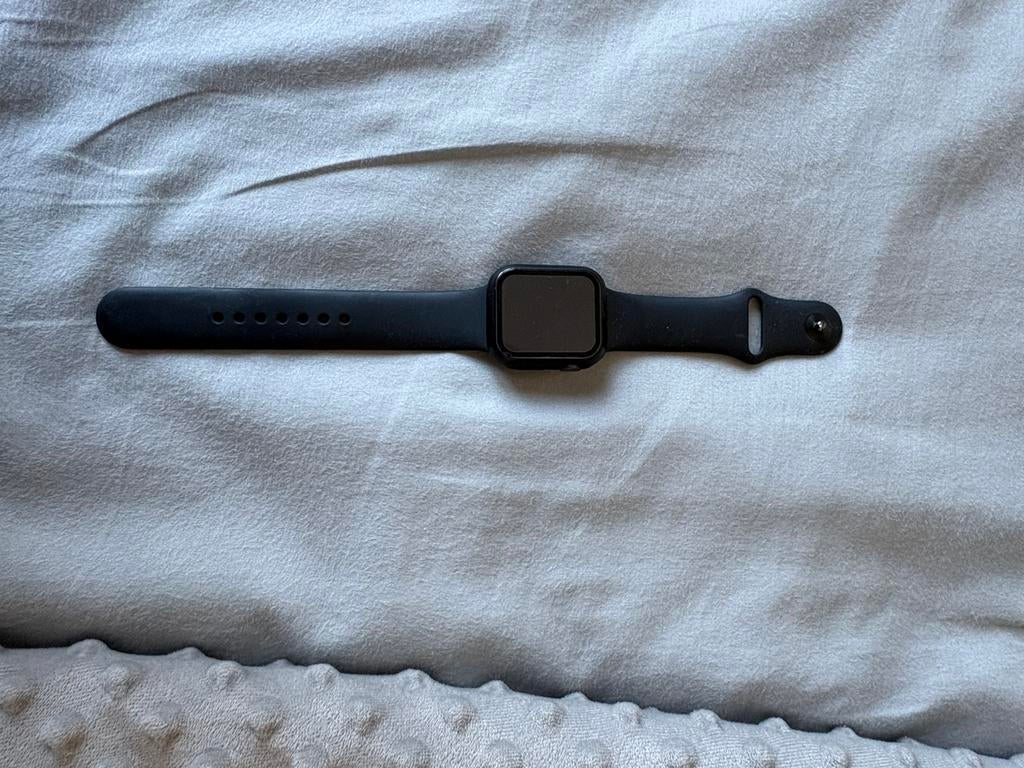 Apple Watch SE 40mm 2022+screenprotector+originele doos, Zwart, IOS, Zo goed als nieuw, Waterdicht