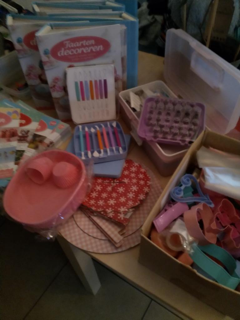 taarten decoreren boekjes en accessoires te koop, Ophalen, Nieuw, Taarten of Cupcakes, Boek of Tijdschrift
