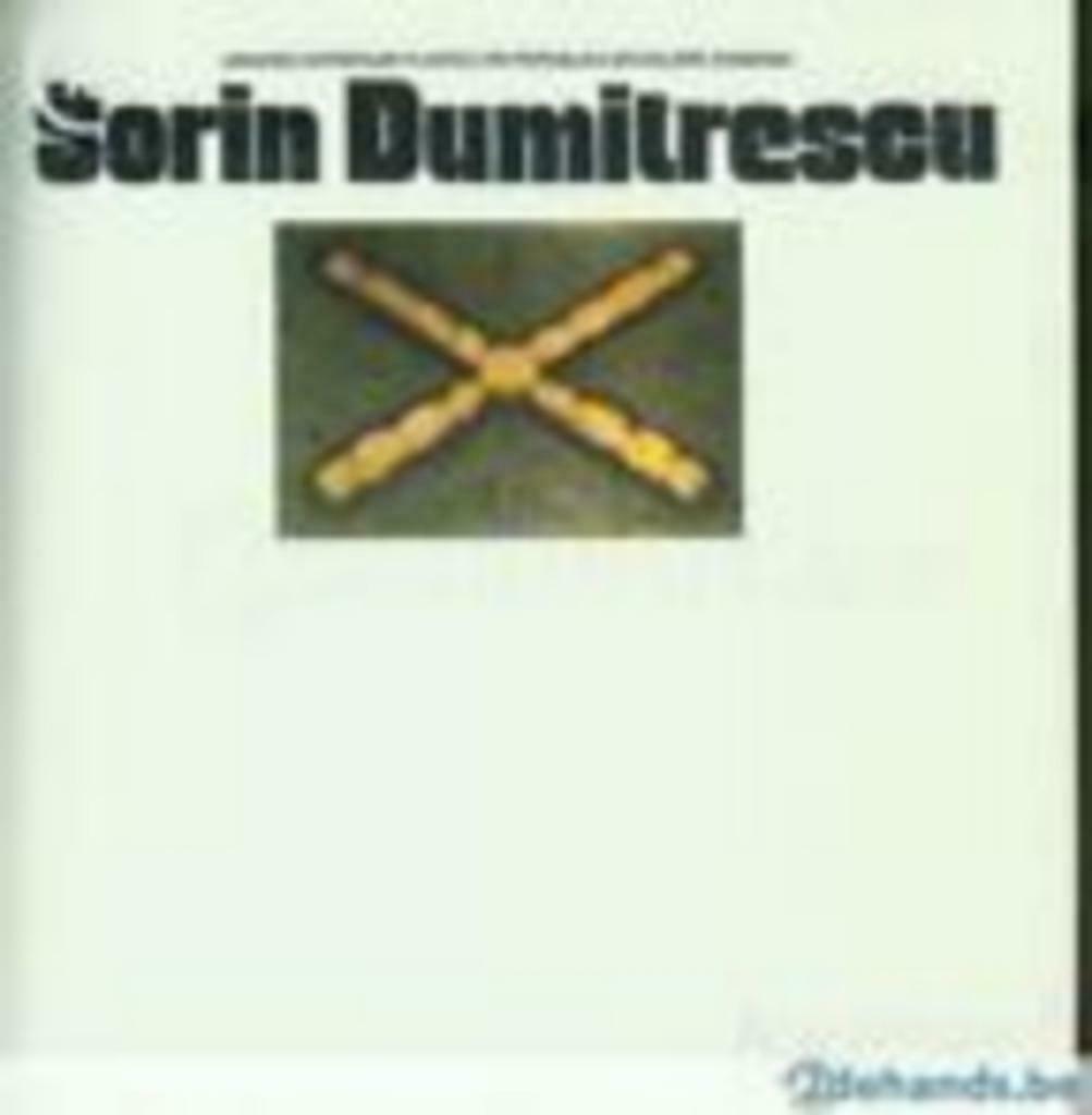 Catalogus tentoonstelling Sorin Dumitrescu., Ophalen of Verzenden