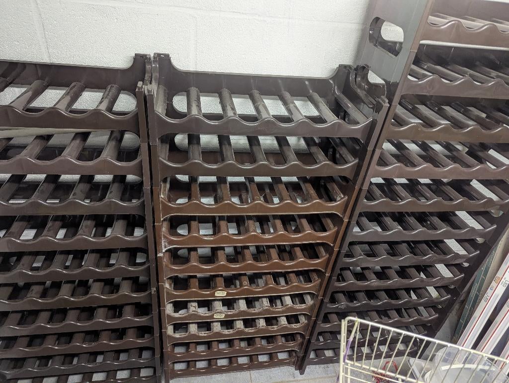 casiers à vin pour 192 bouteilles, Enlèvement, Utilisé, Synthétique