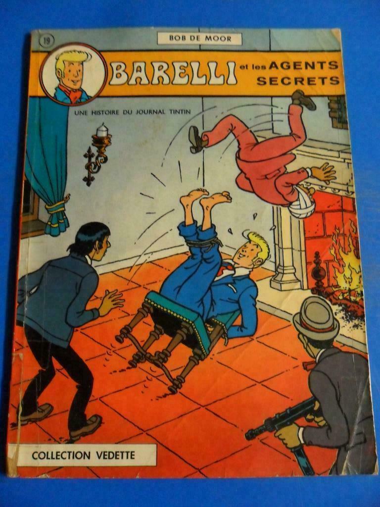 Barelli et les agents secrets - Bob de Moor - Lombard, Gelezen, Eén stripboek, Ophalen of Verzenden, Lombard
