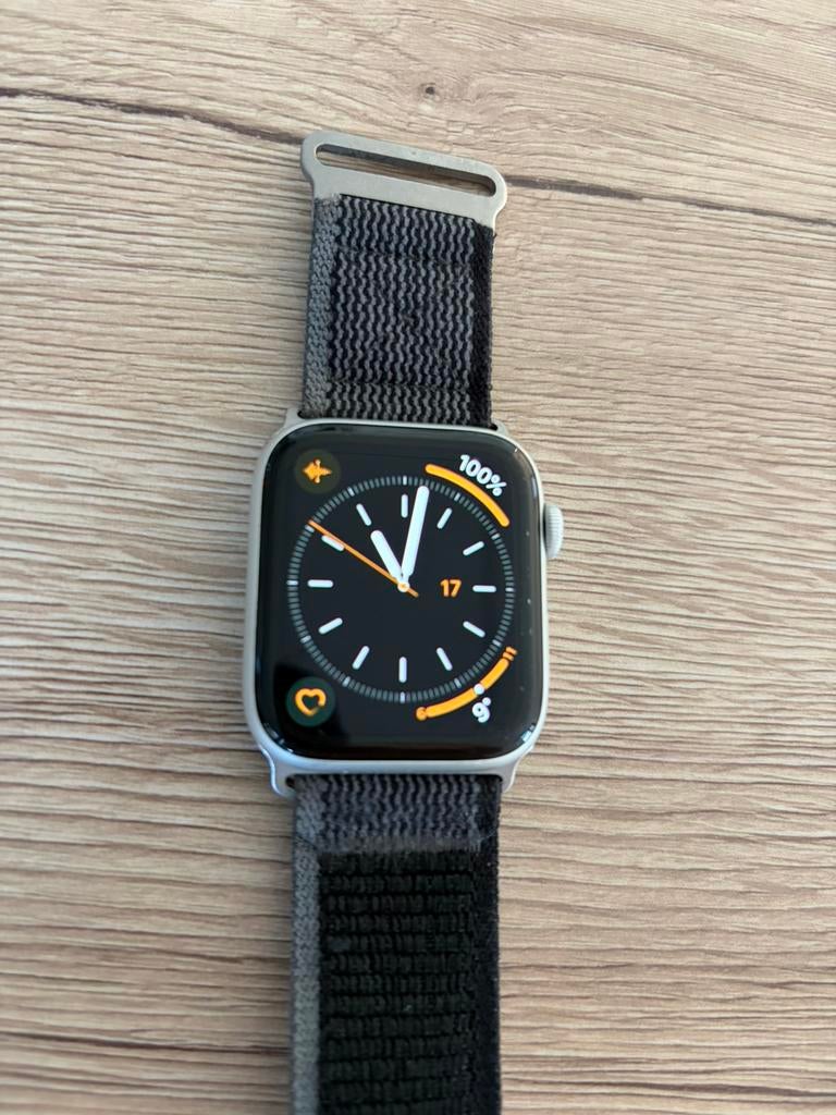 Apple Watch Series 4 - 44mm Zilver Aluminium, Ophalen, Gebruikt, Zilver, IOS