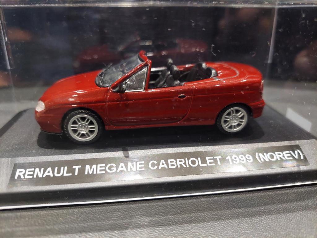 RENAULT MEGANE cabriolet - 1999 - Norev, Ophalen of Verzenden, Zo goed als nieuw, Norev