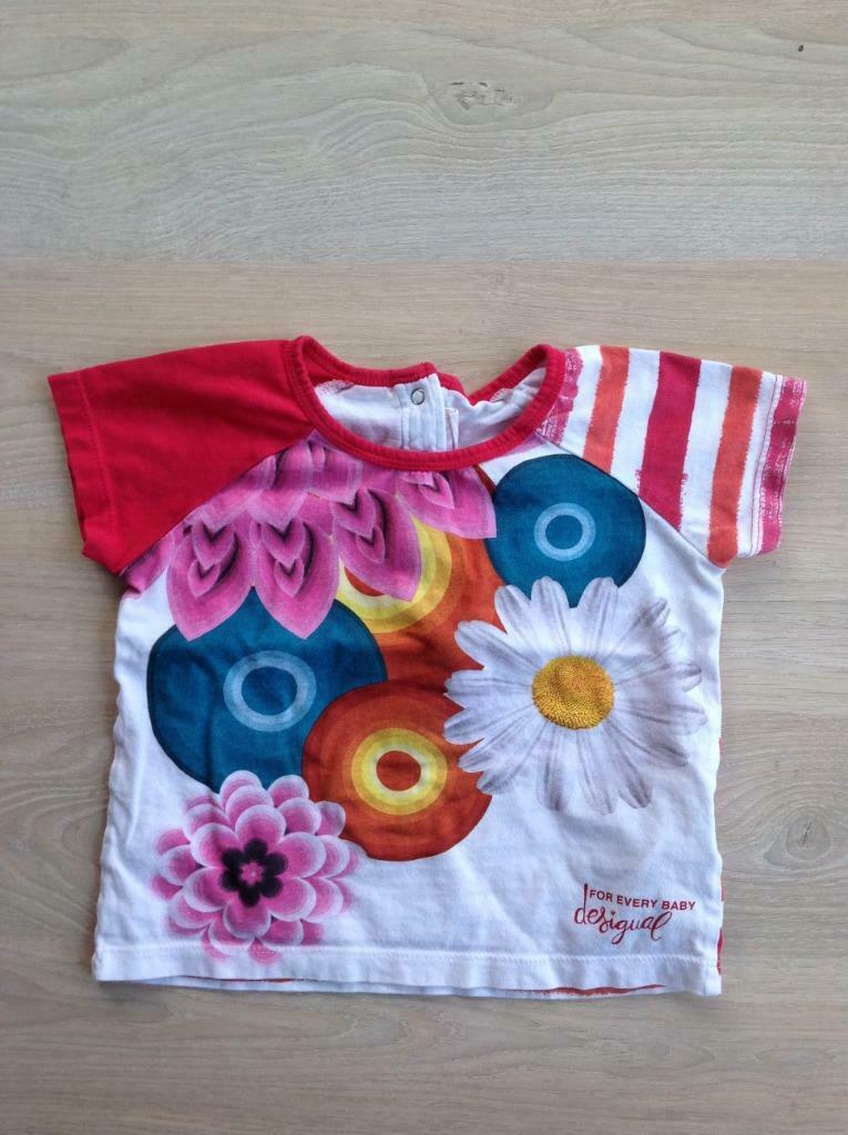 Desigual T-shirt bloemen 86, Desigual, Enlèvement ou Envoi, Utilisé, Chemisette ou Manches longues