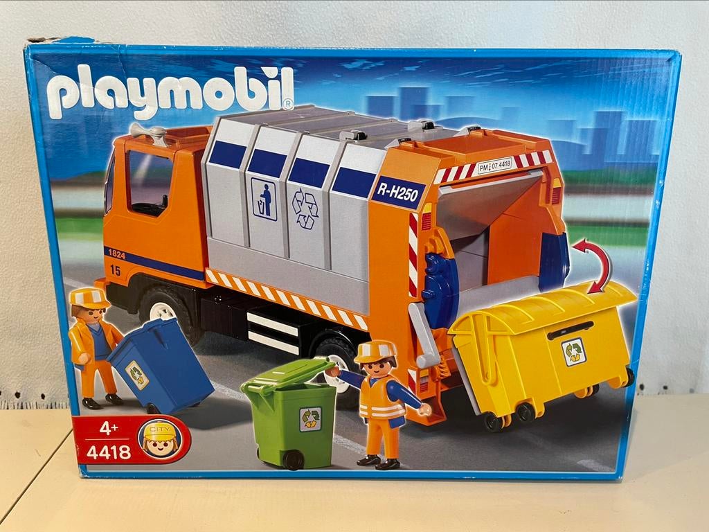 4418 Vuilniswagen, Kinderen en Baby's, Speelgoed | Playmobil, Ophalen of Verzenden, Zo goed als nieuw