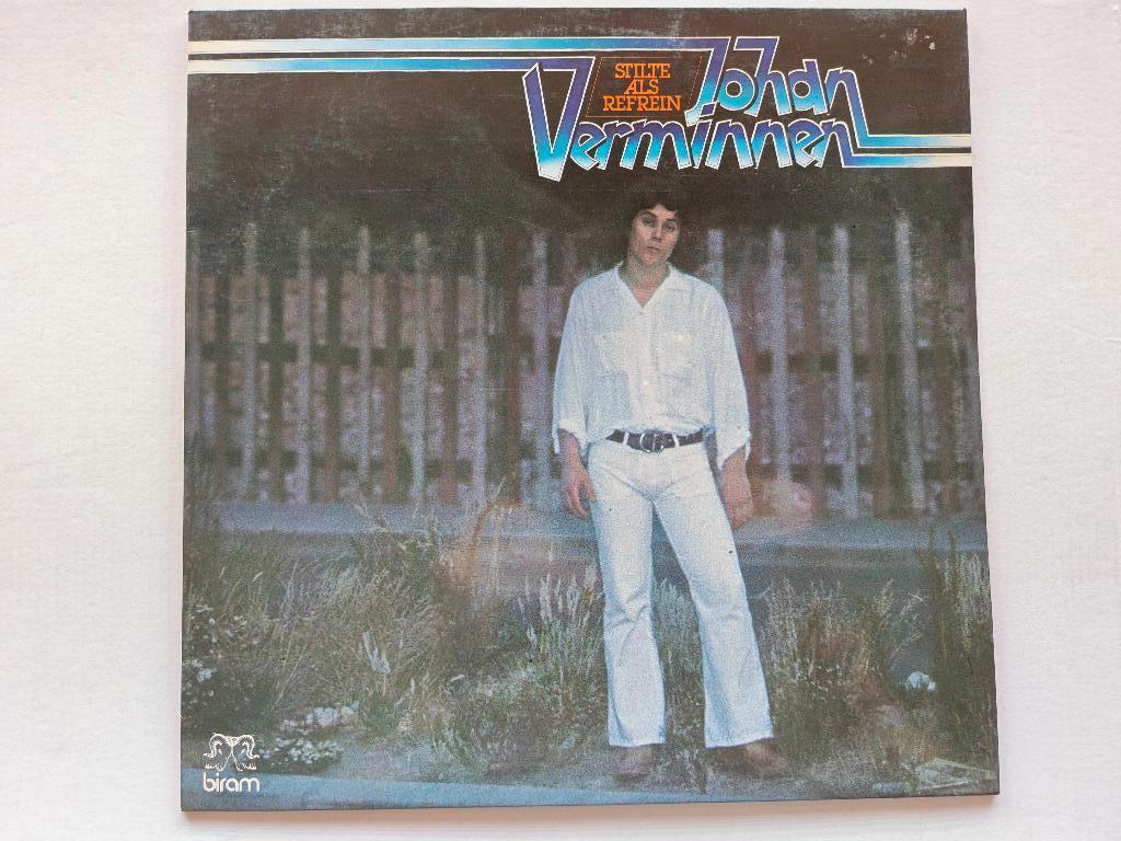 JOHAN VERMINNEN - Stilte als refrein (LP), Ophalen of Verzenden, Zo goed als nieuw, 12 inch, Levenslied of Smartlap