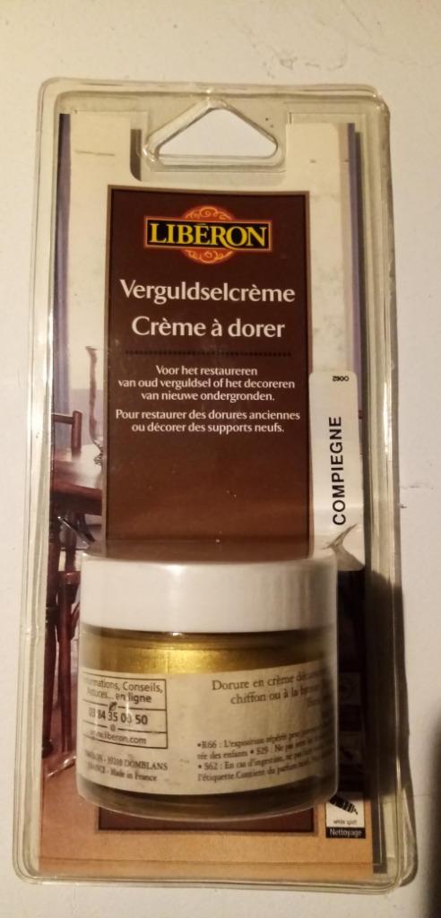 Crème à dorer Liberon Compiègne Neuf . Prix non négociable, Bricolage & Construction, Moins de 5 litres, Enlèvement, Neuf, Autres couleurs