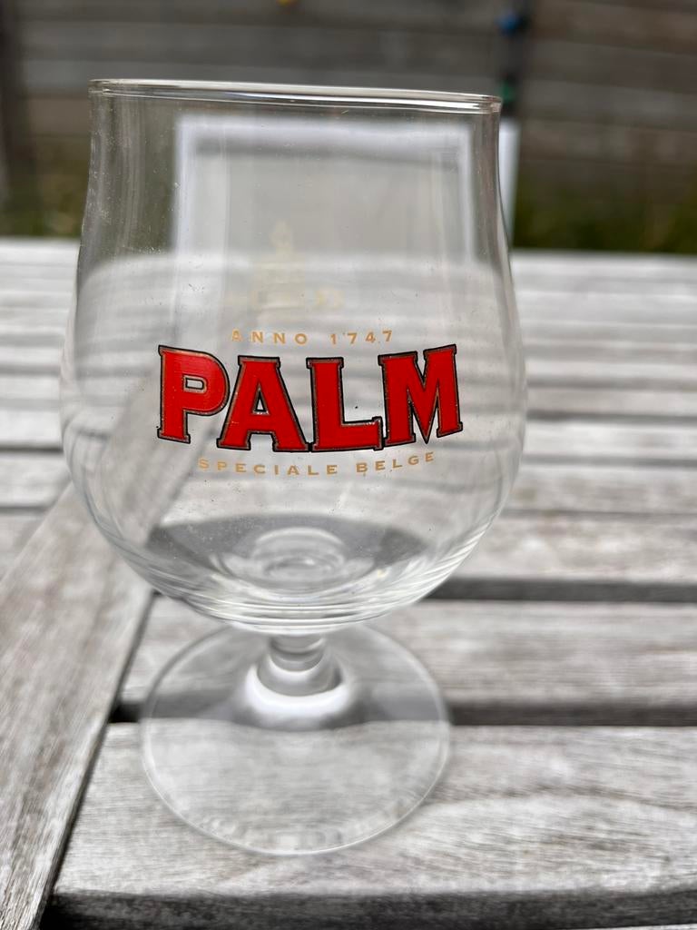 Bierglazen Palm (5 stuks), Ophalen of Verzenden, Nieuw