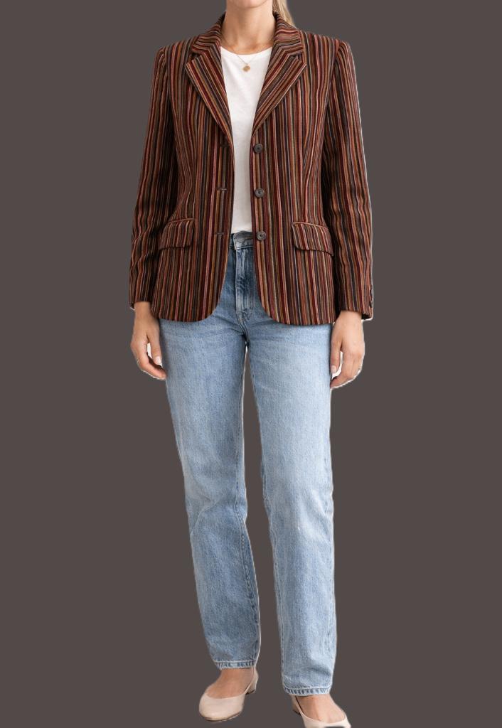 Blazer rayé Scapa of Scotland taille 36, Vêtements | Femmes, Scapa, Enlèvement ou Envoi, Autres couleurs, Taille 36 (S)