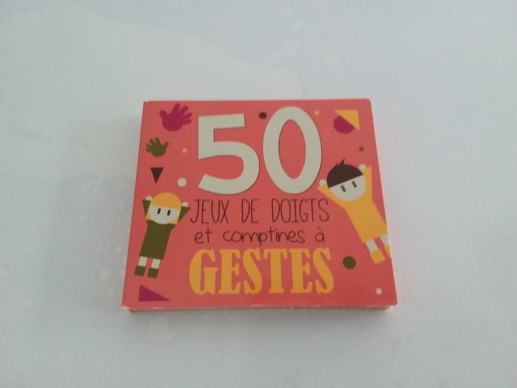 3x CD Jeux de doigts et comptines à gestes, Enlèvement, Utilisé, Musique