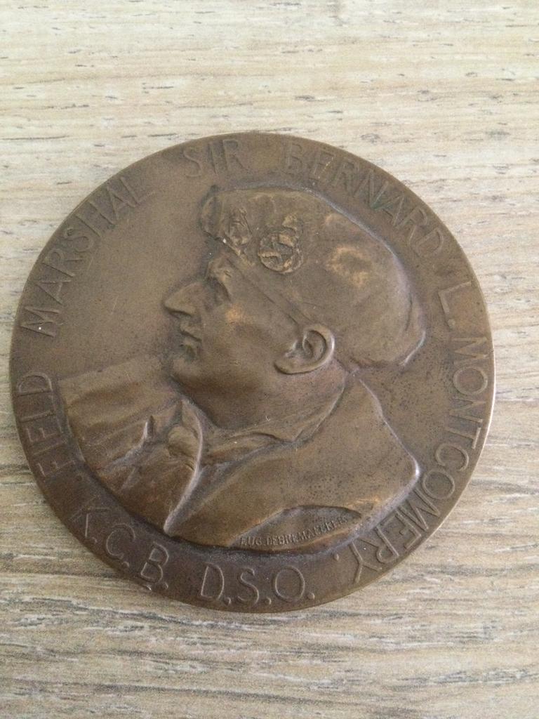 Medaille Montgomery, Ophalen of Verzenden, Brons