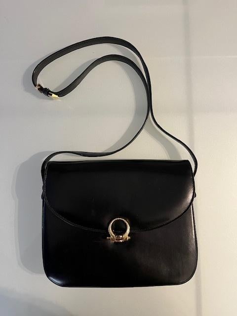 Nouvelta zwarte handtas, Handtassen en Accessoires, Ophalen, Zo goed als nieuw, Zwart, Handtas