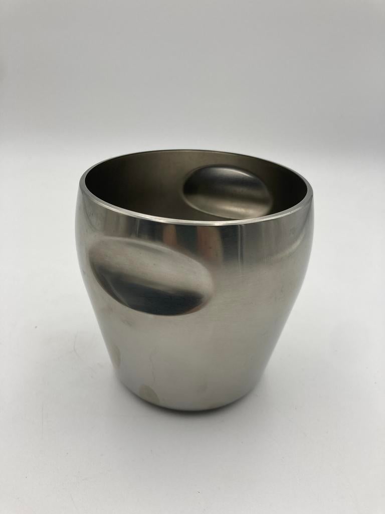 Alessi vintage roestvrijstalen ijsemmer, Gebruikt