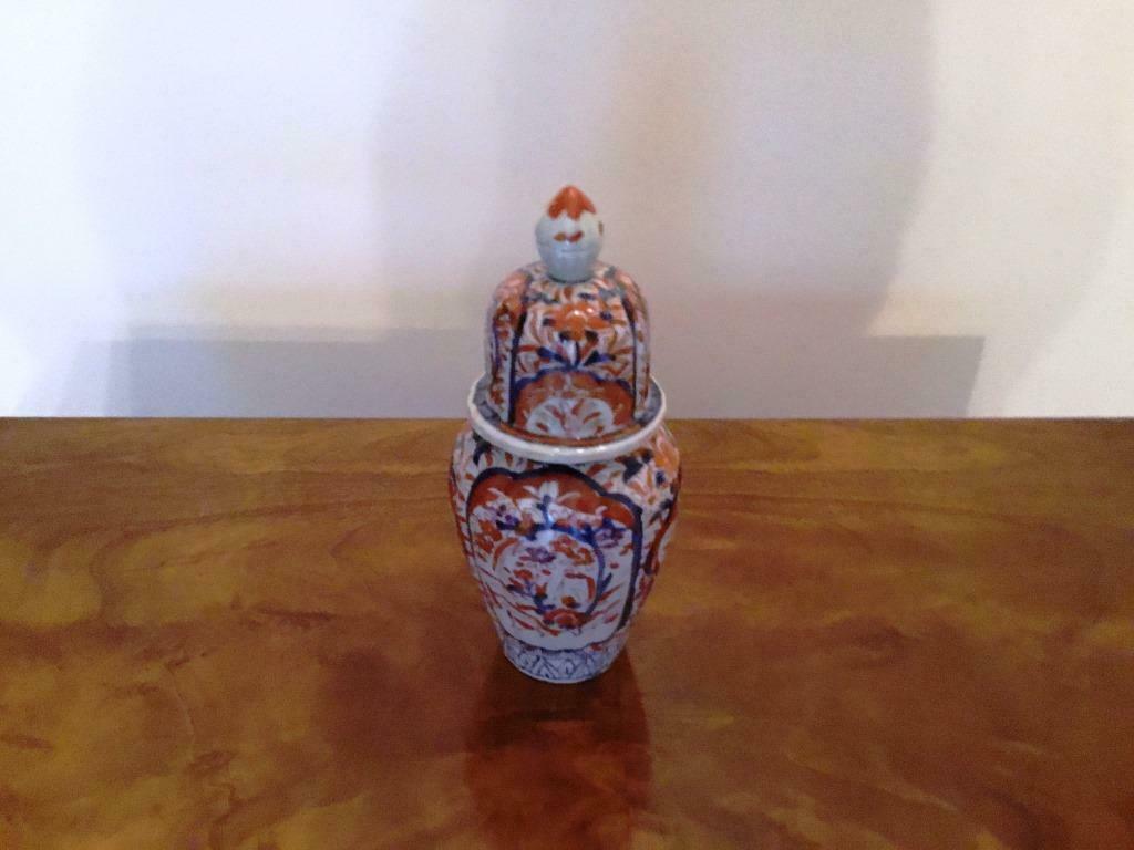 Japanse Imari vaas met deksel, Ophalen of Verzenden