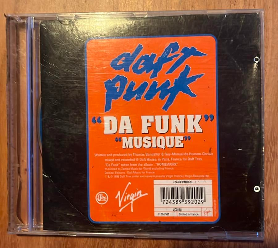 Daft Punk - Da Funk - CD single, Ophalen of Verzenden, Zo goed als nieuw