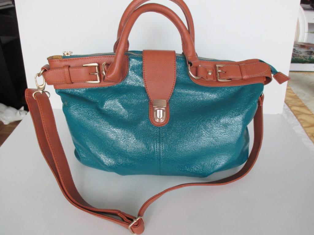 Handbag MAS QUE NADA, Enlèvement, Comme neuf, Vert, Sac à main