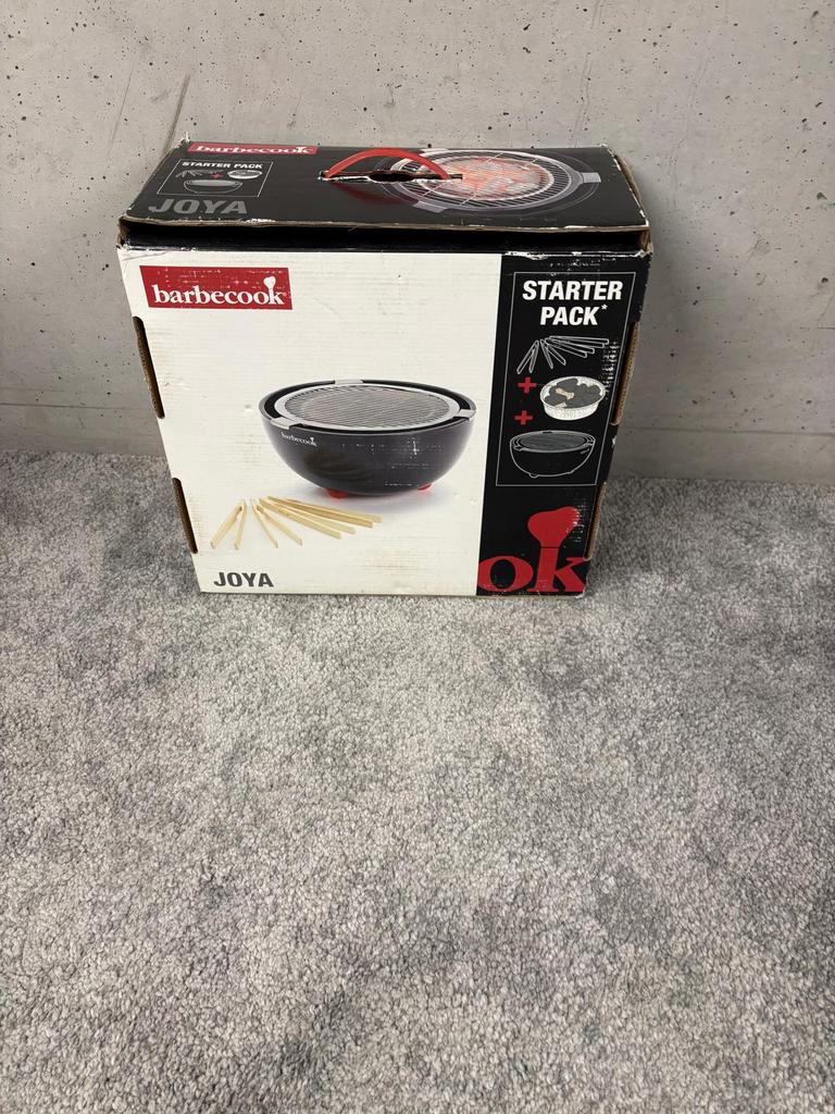 Barbecook houtskoolbarbecue Joya zwart, Tuin en Terras, Ophalen, Zo goed als nieuw