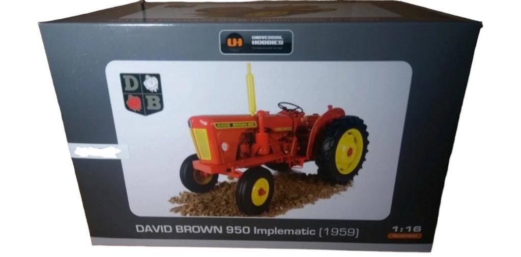 David Brown 950 implematic (1959) rood universal hobbies, Hobby en Vrije tijd, Ophalen of Verzenden, Nieuw, Overige typen, Overige merken