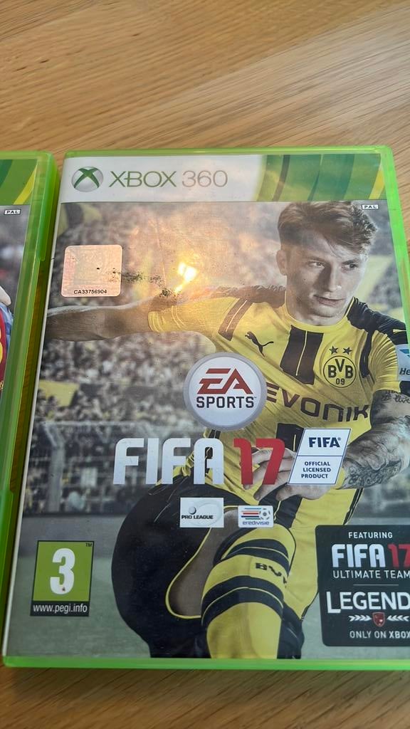 2 voetbalgames voor Xbox 360, Games en Spelcomputers, Games | Xbox 360, Ophalen, Zo goed als nieuw, Eén computer, Sport