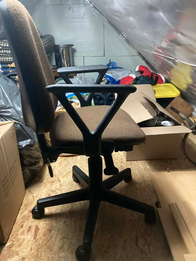 chaise de bureau, Maison & Meubles, Enlèvement, Utilisé, Brun, Chaise de bureau