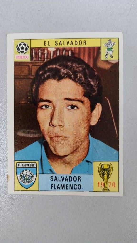 Panini Mexico 70: El Salvador - Salvador Flamenco., Verzamelen, Ophalen of Verzenden, Zo goed als nieuw