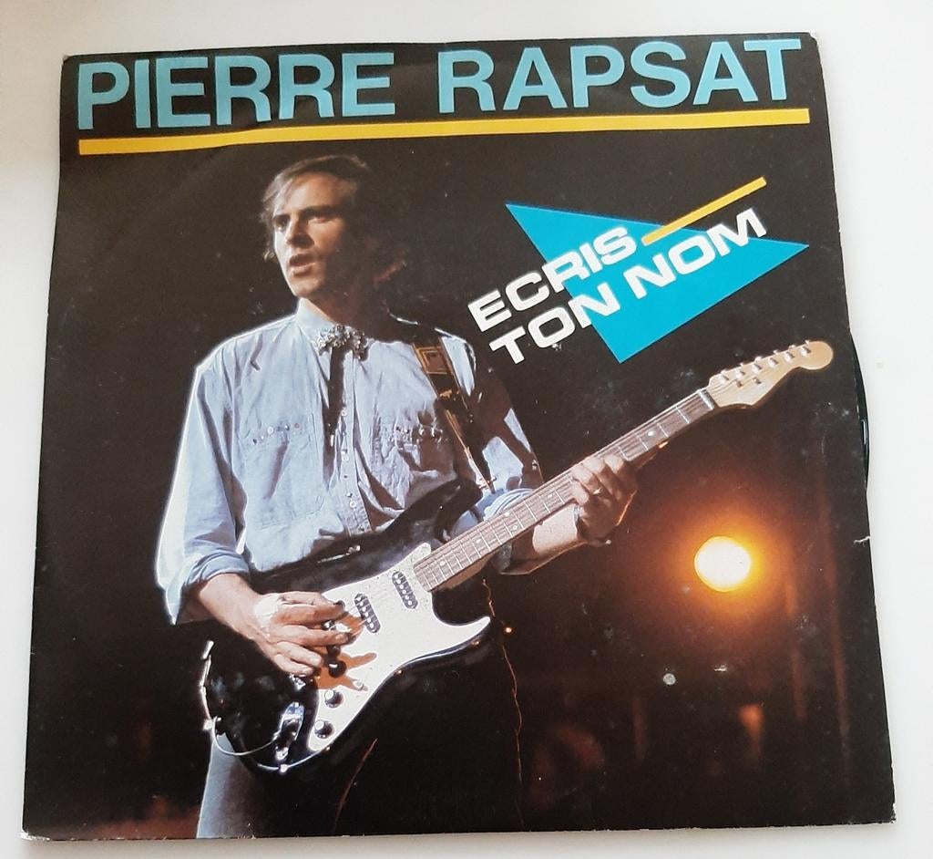 Vinyl 45trs- Pierre rapsat- écris ton nom, Enlèvement ou Envoi, Utilisé