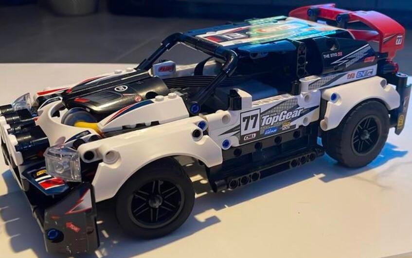 Lego technic topgear rally auto op rc(42109), Ophalen of Verzenden, Zo goed als nieuw, Lego