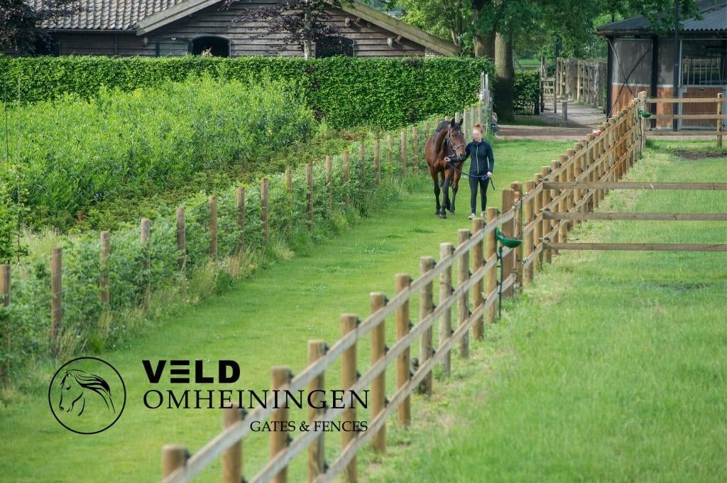 Veld Omheiningen, Hekwerk, Stal- en weide toebehoren, Weidegang, 4 paarden of pony's of meer