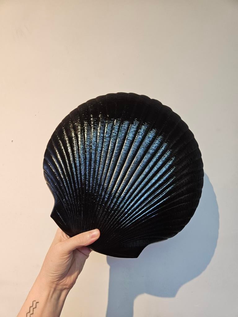 Vintage schelp schaal, Huis en Inrichting, Keuken | Servies, Ophalen of Verzenden, Gebruikt, Glas, Schaal of Schalen