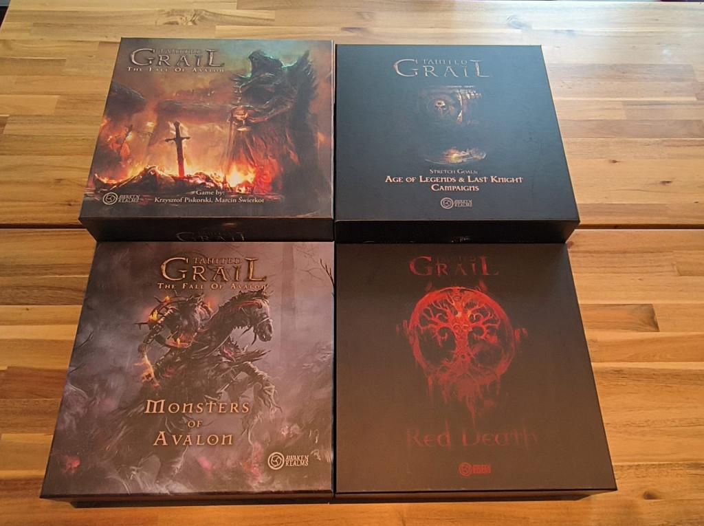 Tainted Grail + Uitbreidingen (Niamh), Trois ou quatre joueurs, Enlèvement, Comme neuf, Awaken realms