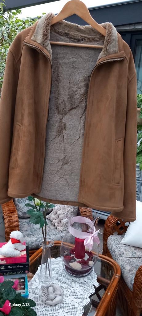 Herenjas denim, Kleding | Heren, Kostuums en vesten, Ophalen, Bruin, Maat 48/50 (M), Roy robson