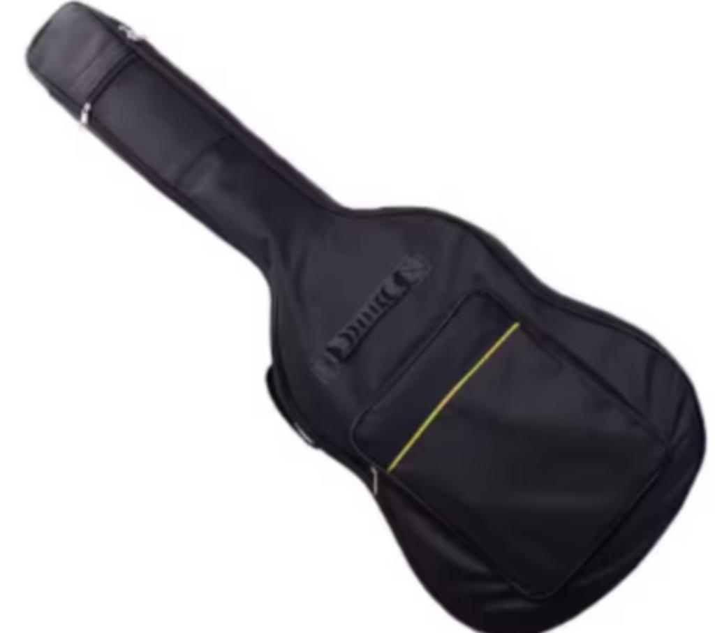 Gitaartas voor 41 inch akoestische gitaar nylon - Zwart