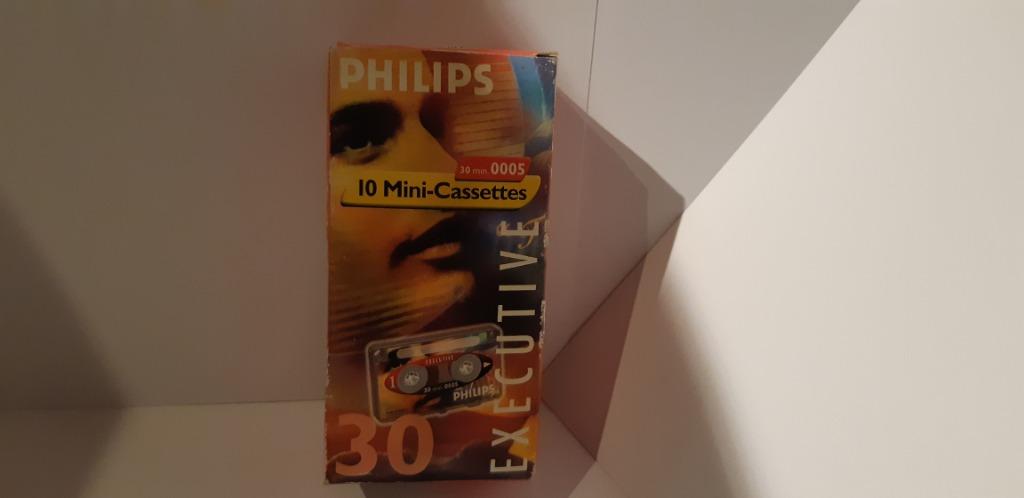 10 Mini-Cassettes Philips, TV, Hi-fi & Vidéo, Télévisions, Enlèvement, Comme neuf, Philips