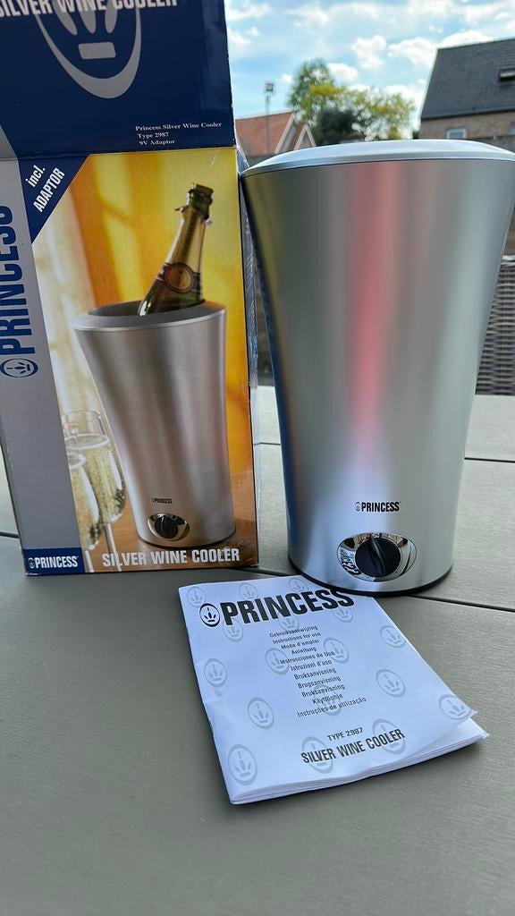 Princess Silver Wine Cooler, Ophalen, Nieuw