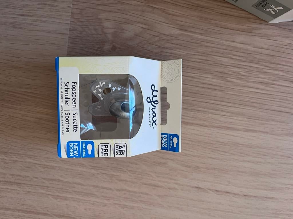 Difrax fopspeen new born, Ophalen, Nieuw