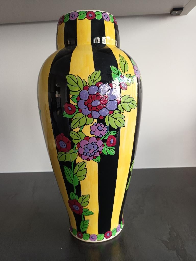 Art Deco vaas, BOCH frères, La Louvière, Ophalen