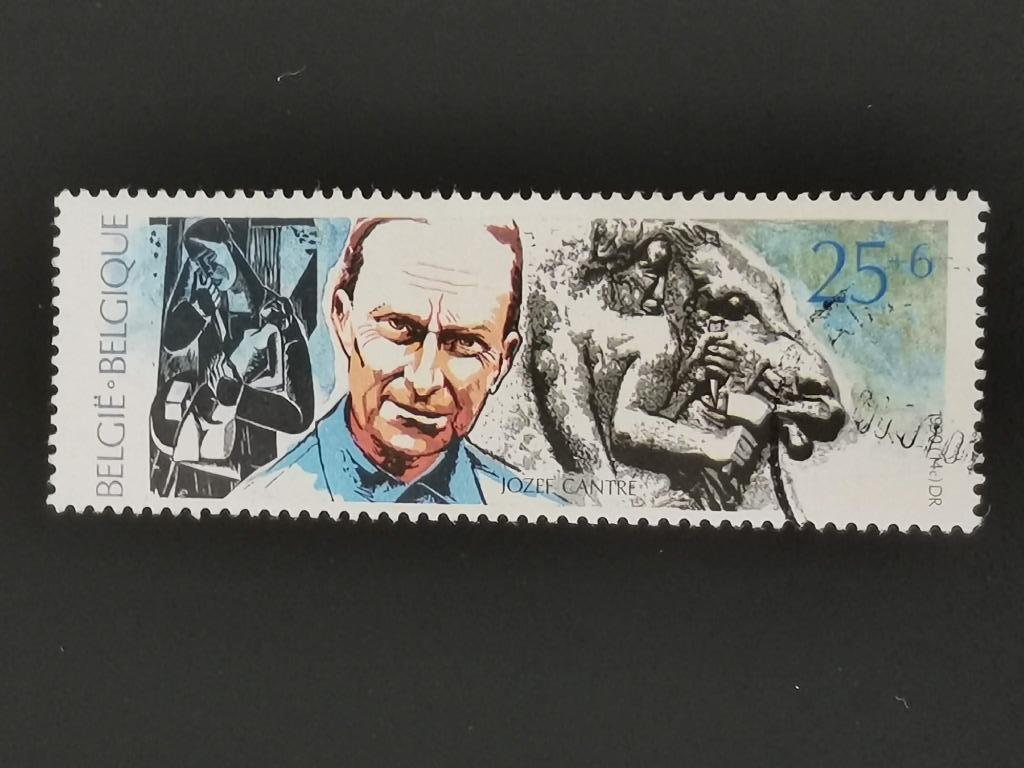 Belgie 1990 - kunst - Jozef Cantré, beeldhouwer, Ophalen of Verzenden, Gestempeld, Kunst