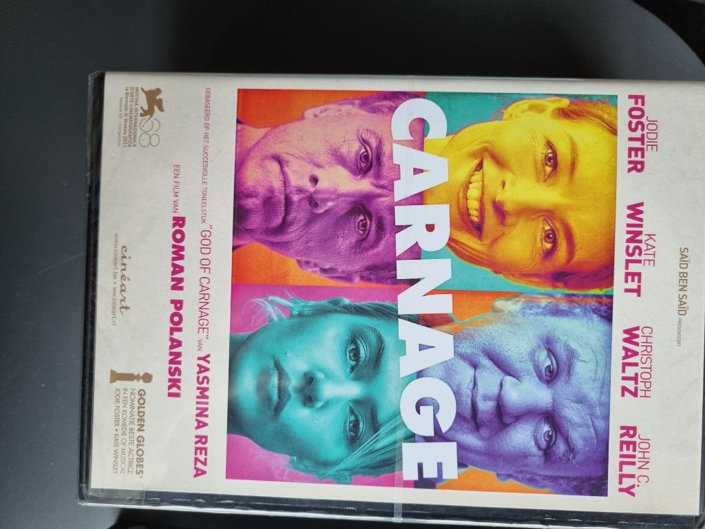 Carnage, À partir de 12 ans, Enlèvement, Neuf, dans son emballage