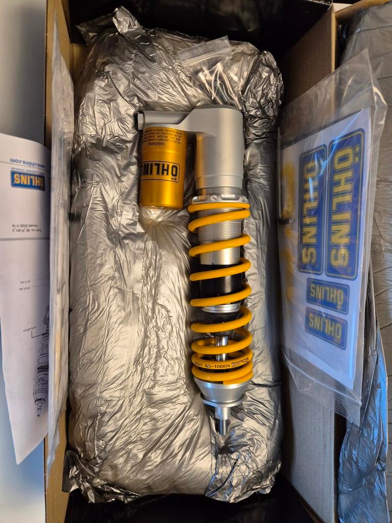 Amortisseur avant -ÖHLINS, Enlèvement