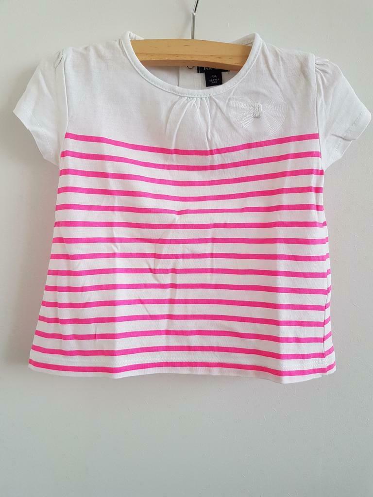 Nieuwe t-shirt - Kiabi - maat 6m (62-68) - meisje, Kinderen en Baby's, Babykleding | Maat 68, Kiabi, Meisje, Nieuw, Ophalen of Verzenden