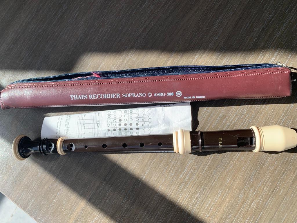 Blokfluit Soprano ASRG-300, Muziek en Instrumenten, Blaasinstrumenten | Blokfluiten, Ophalen, Gebruikt, Sopraan of Sopranino, Met koffer, hoes of etui