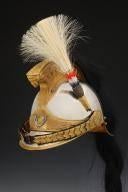 # 61 CASQUE D'OFFICIER DE CHASSEURS À CHEVAL, modèle 1910, Enlèvement