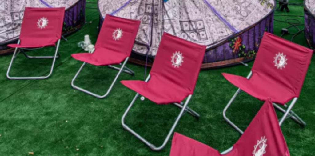 tomorrowland klapstoeltje(s), Caravanes & Camping, Enlèvement, Neuf, Chaise de camping