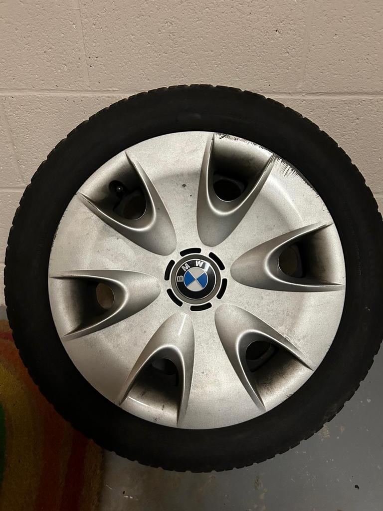 4 pneus hiver d’origine BMW 195/55 R16, Pneus et Jantes, Pneus hiver, 16 pouces, Véhicule de tourisme