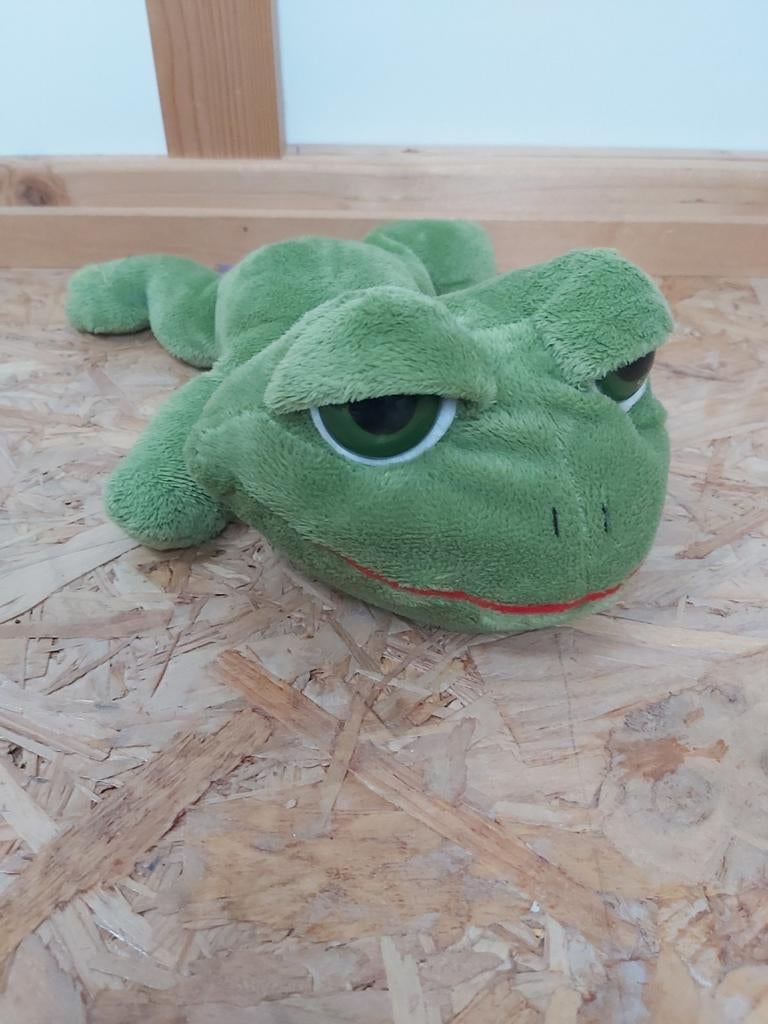Grenouille câline, Enfants & Bébés, Jouets | Peluches, Enlèvement ou Envoi, Comme neuf, Grenouille
