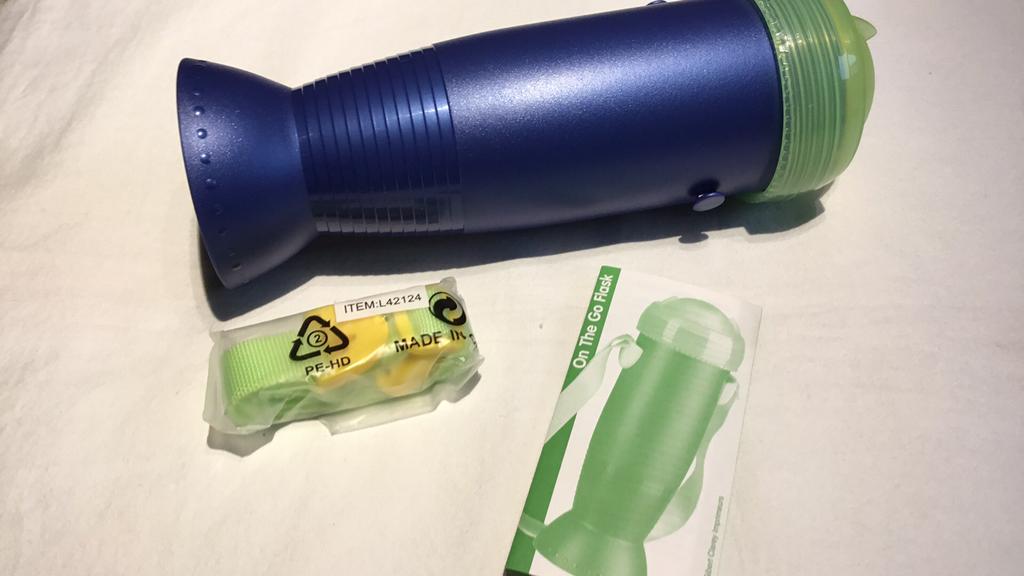 Ecofles met draagriem Tupperware nieuw !, Huis en Inrichting, Keuken | Tupperware, Ophalen of Verzenden