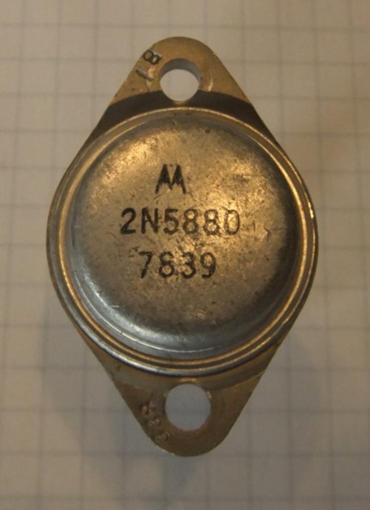 Transistor 2N5880, Envoi, Utilisé