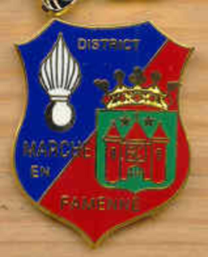 Pins Gendarmerie District MARCHE-EN-FAMENNE, Ophalen of Verzenden, Nieuw, Overige onderwerpen, Speldje of Pin