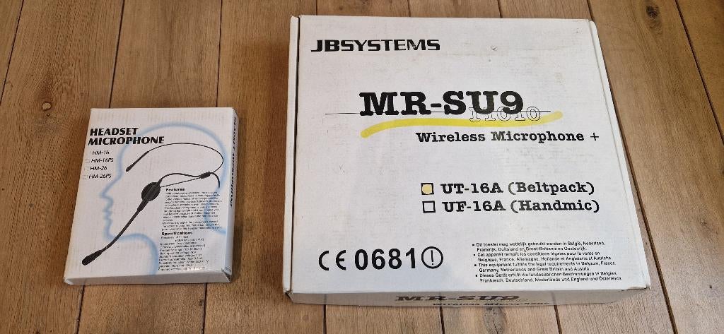 Micro sans fil - JB Systems, Ophalen of Verzenden, Zo goed als nieuw, Zangmicrofoon, Draadloos