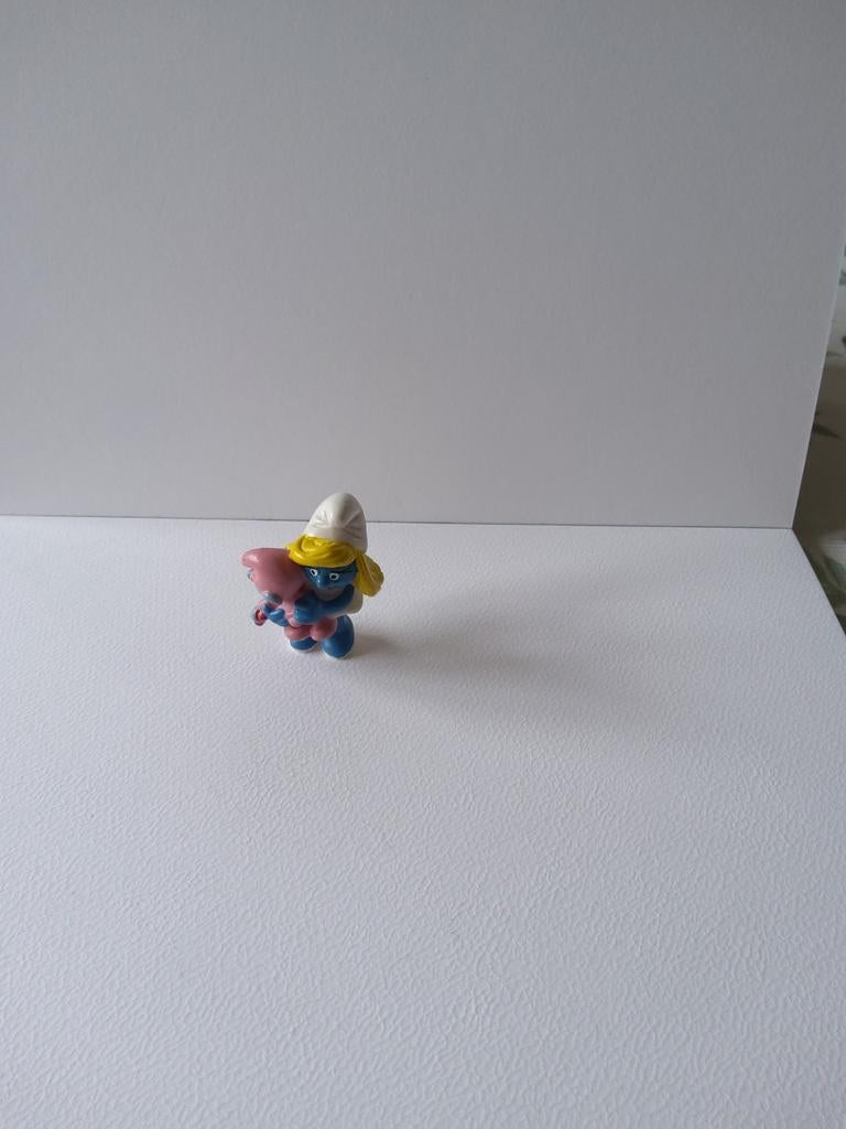 Smurfin met baby, Ophalen of Verzenden, Gebruikt, Smurfin, Poppetje, Figuurtje of Knuffel